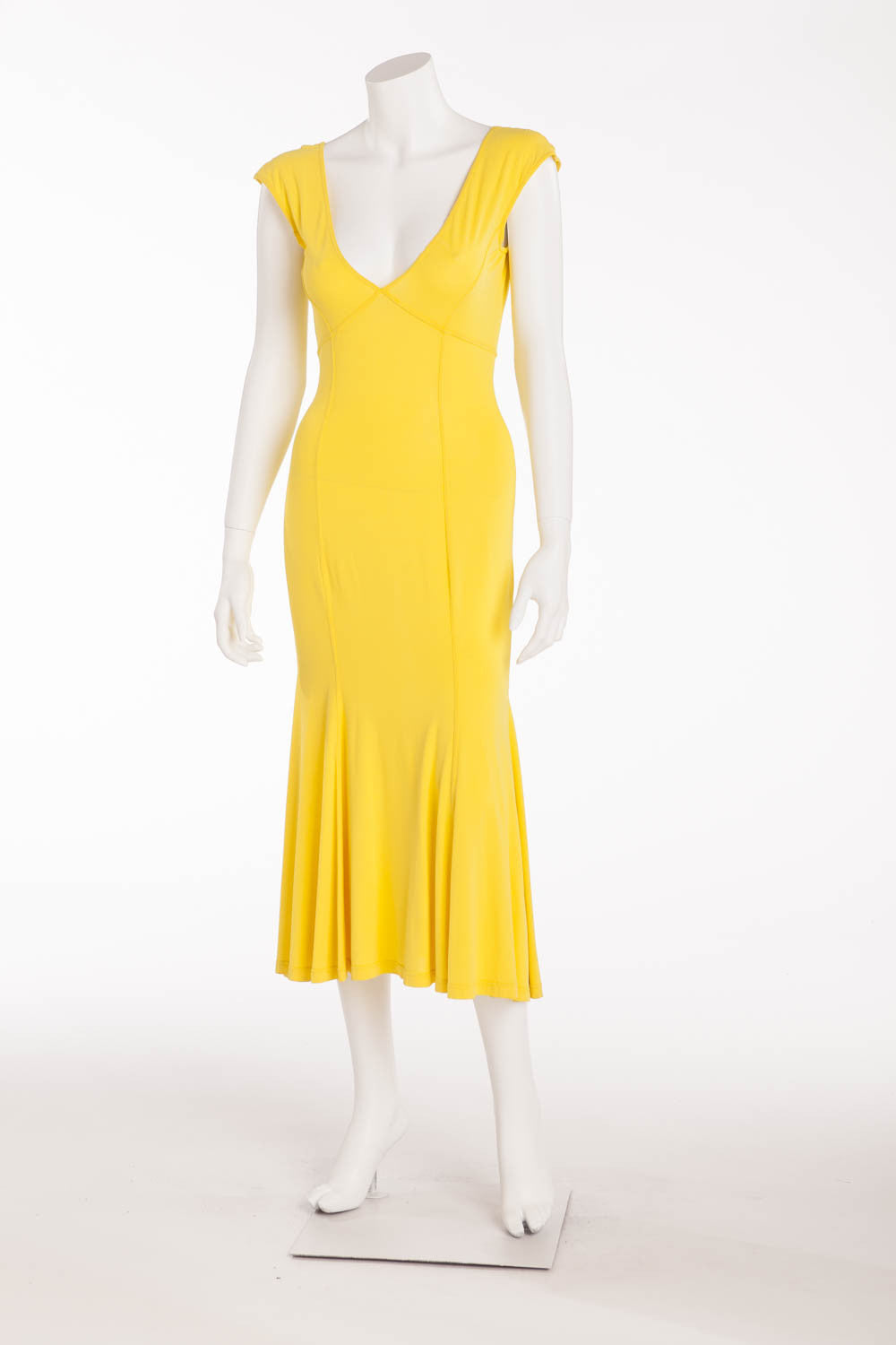 Valentino - Yellow Midi Dress - IT 40