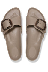 Madrid Big Buckle EVA In Grey Taupe