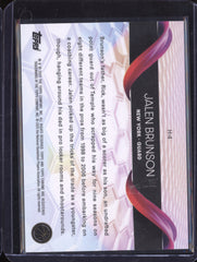 Jalen Brunson 2024-25 Topps Chrome H-4 Helix