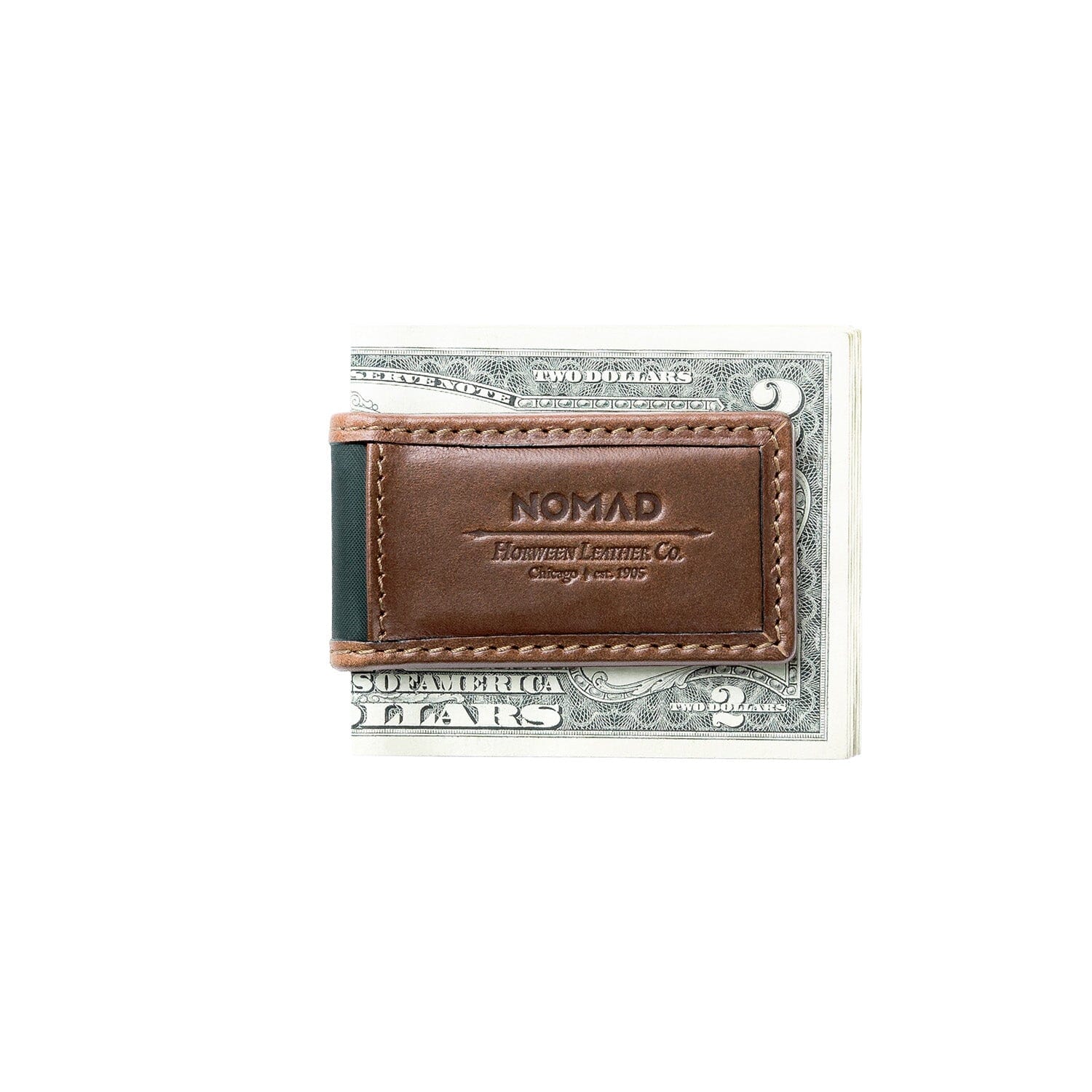 NOMAD Horween® Leather Money Clip Nomad