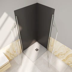 ozean 120x120 Falttür Eckeinstieg cm für badezimmer