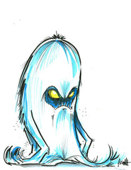 I Wanna Draw Monsters Digital 5 x 7 Drawing (with optional video)