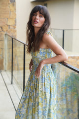 Amalfi Maxi Dress | Pastel Blooms