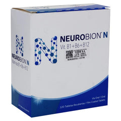 Vitaminas Del Complejo B1, B6 Y B12 Neurobión Contiene 120 Tabletas Recubiertas - Farmacias Arrocha