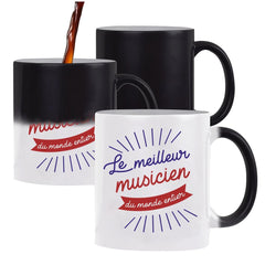 Mug magique Musicien Homme Meilleur de monde | Tasse Métier imprimée en France - Planetee