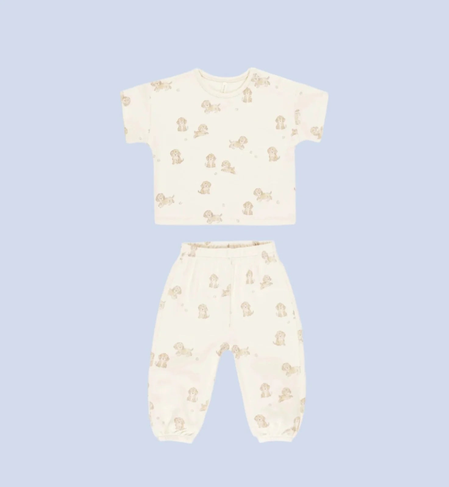 Quincy Mae Puppies Jersey Tee and Pants Set - Baby & Toddler | HONEYPIEKIDS
