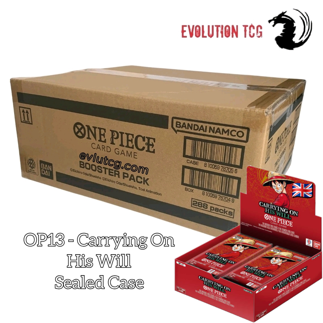 One Piece Card Game OP13 Carrying On His Will Sealed Case (12x Booster Boxes) English