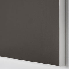 Ikea SKATVAL - Door with hinges, dark grey, 40x40 cm
