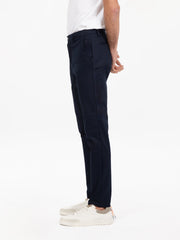 Pantaloni in cotone chino blu