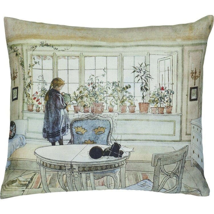 Svanefors Kuddfodral Blomster Lin SKU SVA-1256-47-021 EAN 7332623404655