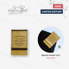 The Superior Labor - Brass Paper Clip - TSL Logo