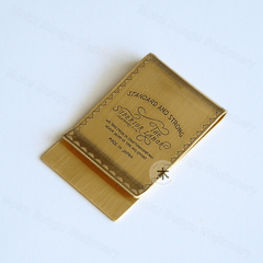 The Superior Labor - Brass Paper Clip - TSL Logo