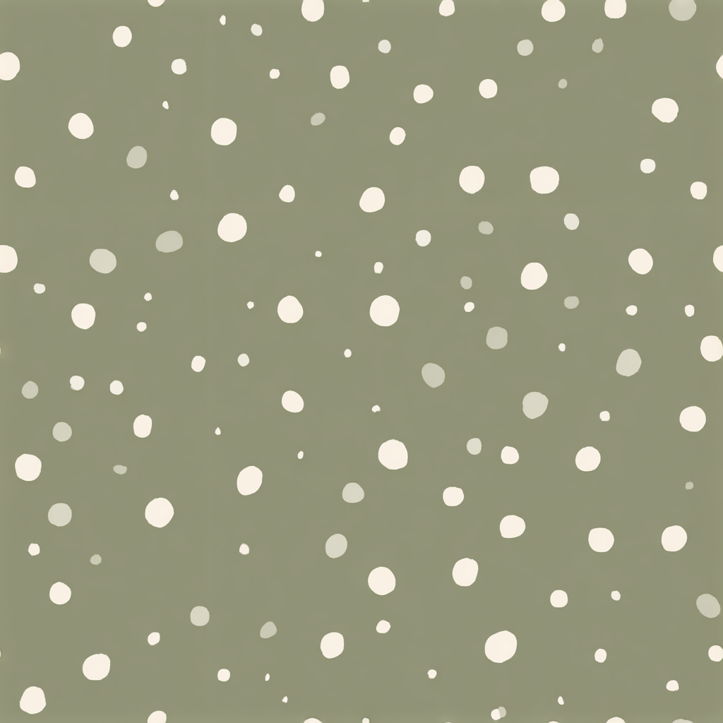 Clay scatter wallpaper with polka dot pattern in neutral tones.