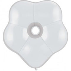 White Geo Blossom Balloons - 16" Latex (25ct)