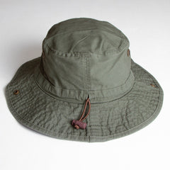 Illegal Rave - Draw String Bucket Hat - Khaki