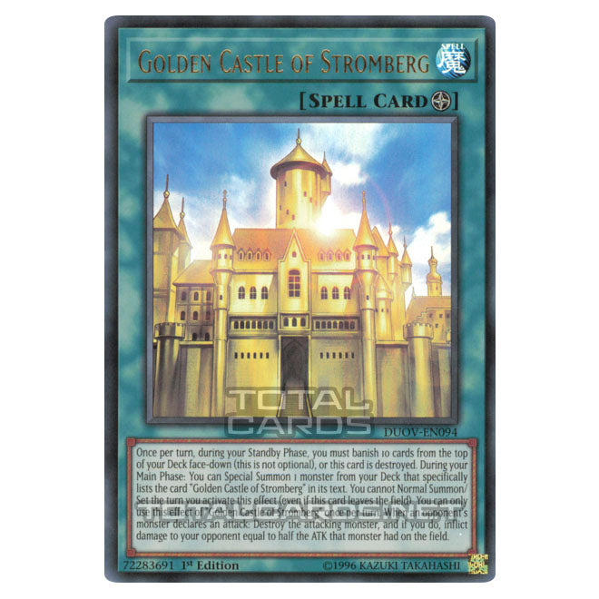 Yu-Gi-Oh! - Duel Overload - Golden Castle of Stromberg (Ultra Rare) DUOV-EN094