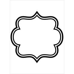 Squared Border Background Folder / Folder de Grabado - Cuadro Descontinuado Darice