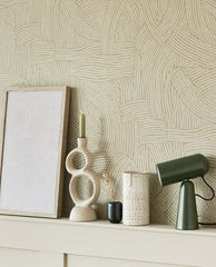 EIJFFINGER Twist 318013 - Afbeelding 2 - Groen, Scandinavisch, Etnisch, Basic, Structuren, Grafisch