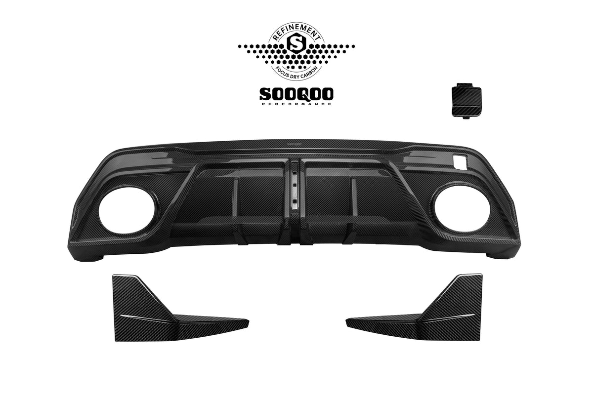 SooQoo Carbon SQ-V1 Bakdiffuser – Audi RS3 8Y Facelift