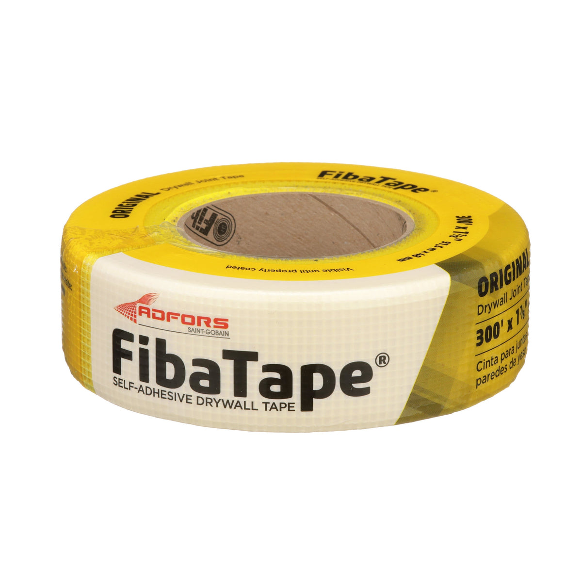 Saint-Gobain ADFORS FibaTape Standard Yellow 1.875-in x 300-ft Mesh Construction Self-adhesive Drywall Joint Tape