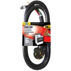 Power Zone ORR628206 Range Cord 6/2&8/2 Black 6'