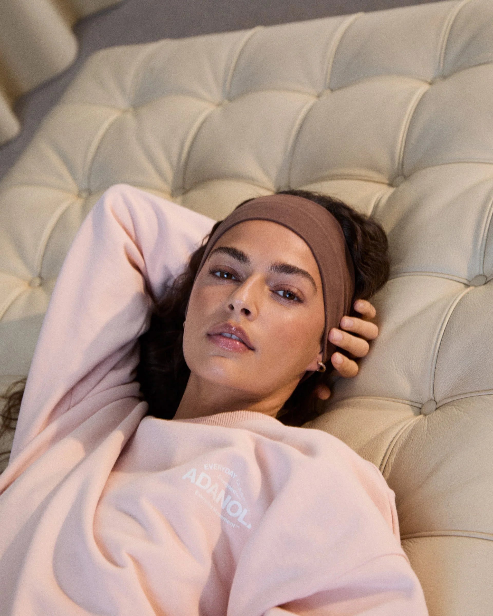 Classics Oversized Sweatshirt - Blush Pink/Marshmallow White