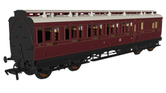 978248 GWR Lined Crimson Lake 'Evolution' Non-Corridor Carriage Brake Third No.322