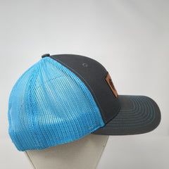 Obendorf Hop Leather Patch Snapback Trucker Hat Multi One Size Mesh Back