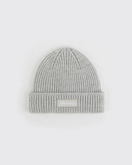 Mini Beanie - Light Grey Melange