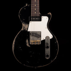 Fano Oltre Series SP6 P90 Medium/Heavy Distress Bull Black with Gig Bag