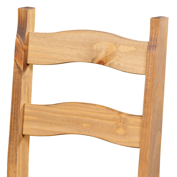 Massivholzstuhl Finca Rustica (2er-Set) - Kiefer massiv - Kiefer Natur