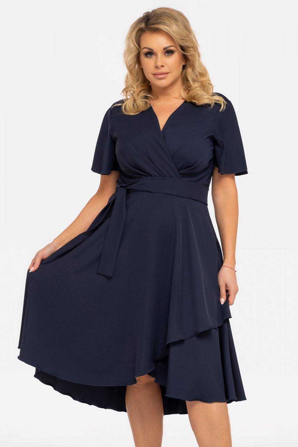 Vestido talla grande modelo 190952 Karko