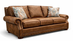 Palance Chestnut Tandem Autumn Sofa