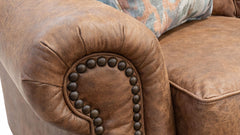 Palance Chestnut Tandem Autumn Sofa