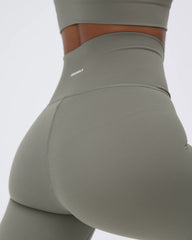 Ultimate Wrap Over Crop Shorts - Olive Green
