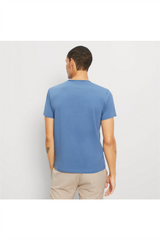 OLYMP T-Shirt Rauchblau