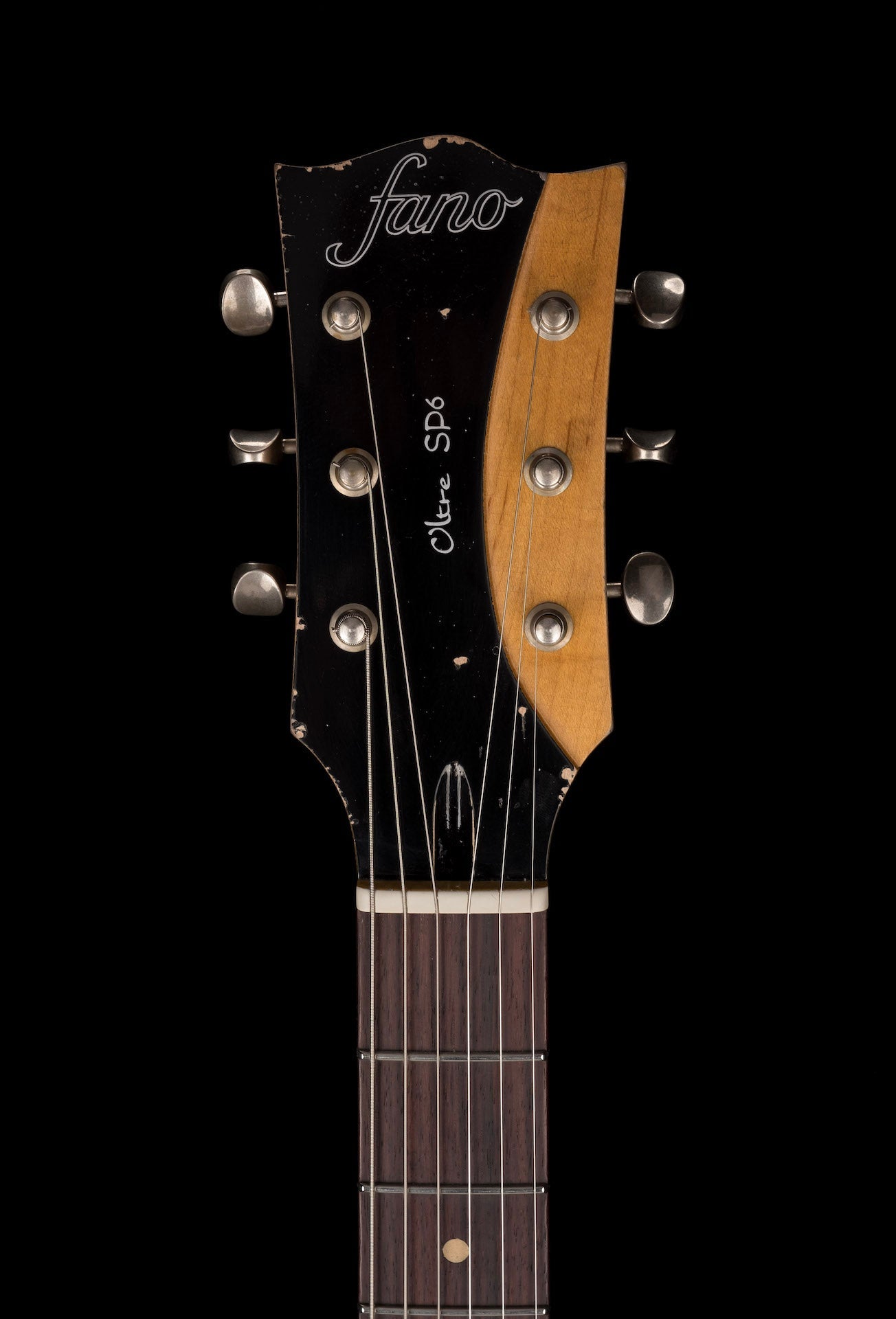 Fano Oltre Series SP6 P90 Medium/Heavy Distress Bull Black with Gig Bag