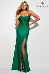 Dark Emerald Dress for Prom