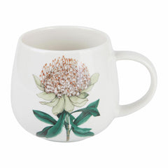 Maxwell & Williams GOLDEN SUMMER Becher Waratah, Kaffeebecher, Tasse, in Geschenkbox, Porzellan, 400 ml, DX1287