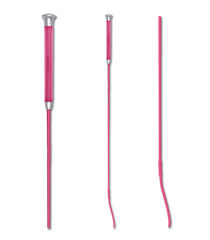 Waldhausen Dressage Whip With Gel Handle #colour_pink