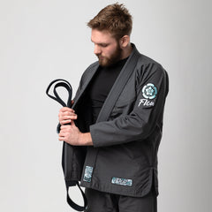 Flow Kimonos Feather 3.0 BJJ Gi - Grey