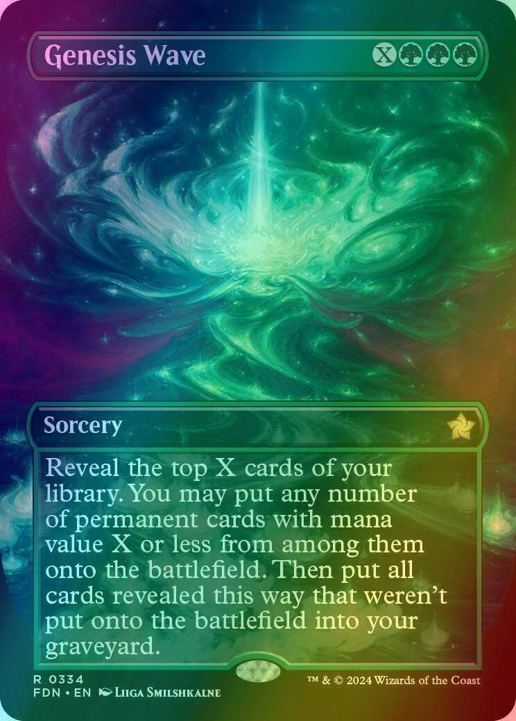 Genesis Wave [334] [Borderless] [Foundations] [Foil]