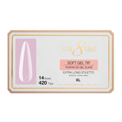 Cre8tion Soft Gel Tips - EXTRA LONG STILETTO
