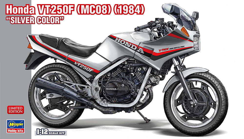 Hasegawa 21771 1/12 Honda VT250F (MC08) 1984 SILVER COLOR [LIMITED EDITION] - Hobby City NZ