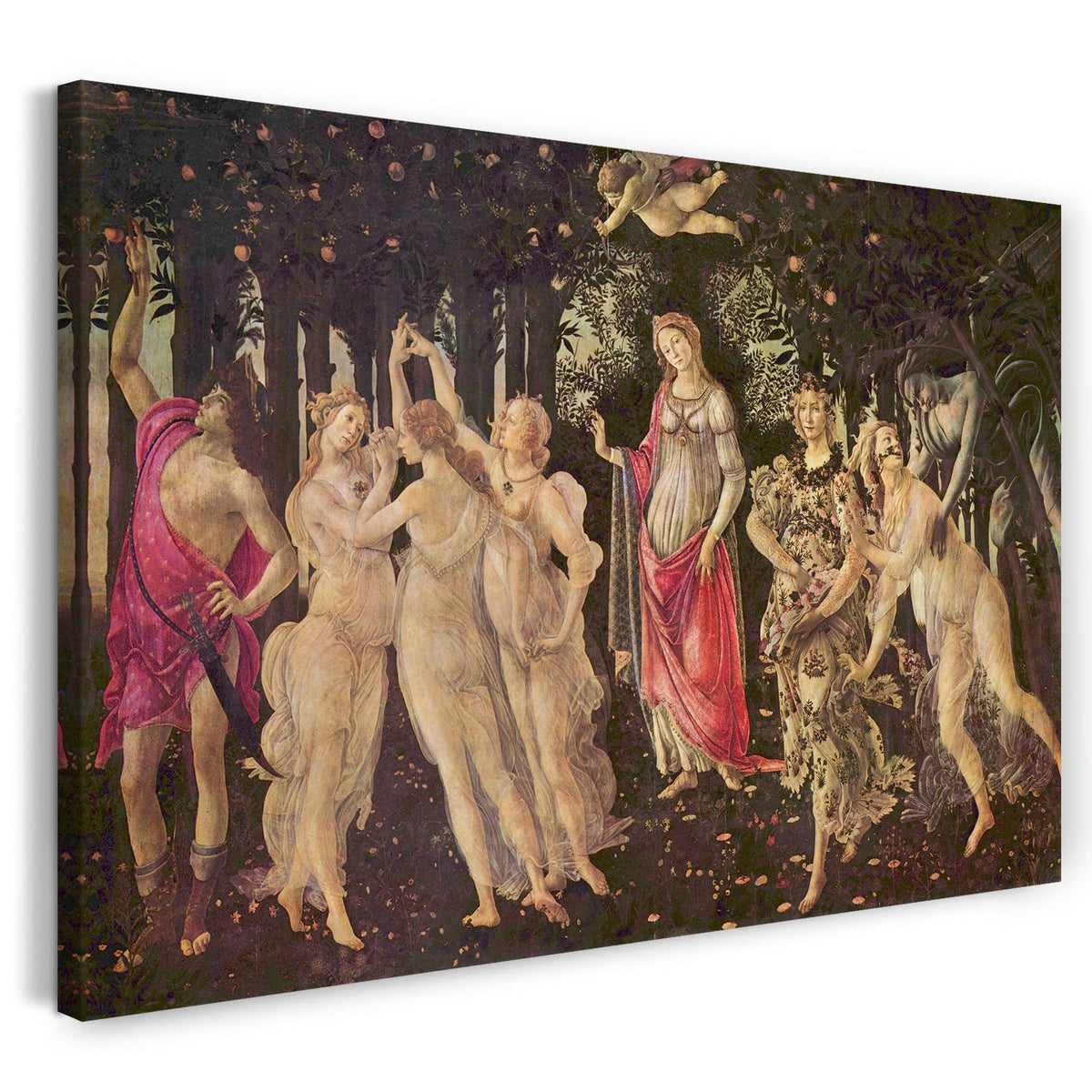 Leinwandbild Sandro Boticelli - Frühling (Primavera)