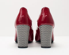 ZAPATO - NEMONIC - NICE 1921 CHAROL ROJO