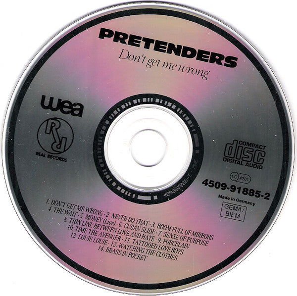 Pretenders* : Don't Get Me Wrong (14 Classic Tracks) (CD, Comp)