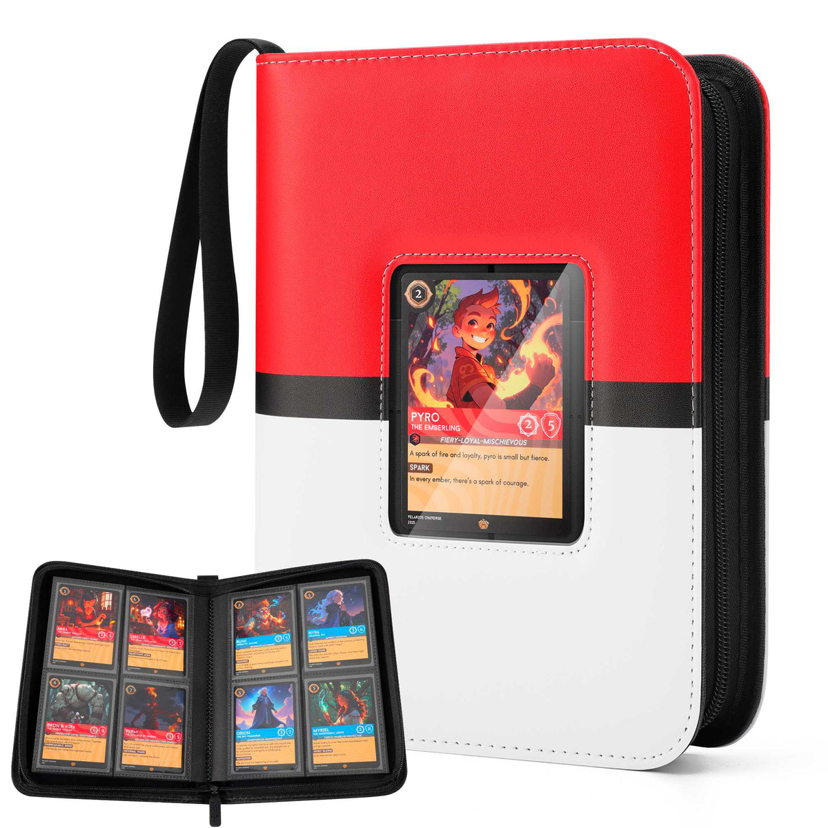 4-Pocket Trading Card Binder for Pokemon Cards - Holds 160 Cards