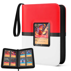 4-Pocket Trading Card Binder for Pokemon Cards - Holds 160 Cards