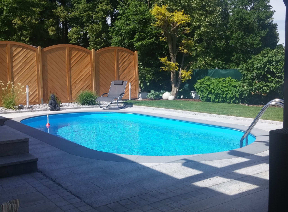 Happy Pool metalen zwembad Wit ovaal 737 cm x 360 cm x 120 cm